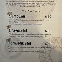 Side orders   at Selam Restaurant in Cologne