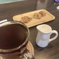 Coffee with a shot of milk  at Zone Su in Tainan