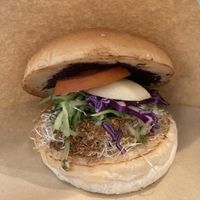 Veggie burger  at Zone Su in Tainan