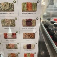  Vegan sandwich options, some are only available for pre-order at VIE - Trzesniewski - T2 in Vienna