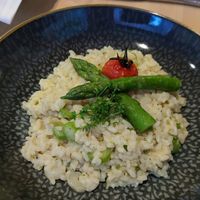 Asparagus vegan risotto at Hofstub'n in Stadlkirchen