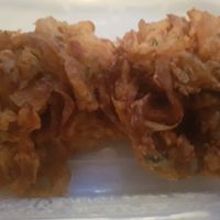 Onion bhaji at Bombay Babu in South Shields