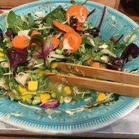 Salad from the soup buffet   at Fröken Olssons Kafé in Gothenburg