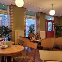 Inside decor at Fröken Olssons Kafé in Gothenburg