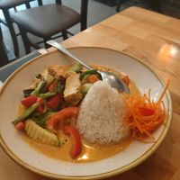 Vegetarian cury at Emmy Asian Kitchen in Munich