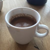 Chocolate with oat milk (not on the menu, but just ask)  at Hof Bartels in Rade