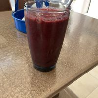 Blackberry smoothie   at N-Joy in Kos