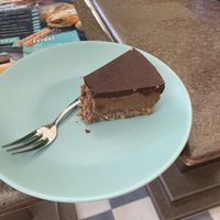Vegan salted caramel cake   at N-Joy in Kos