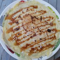 Vegan natural pancake at N-Joy in Kos