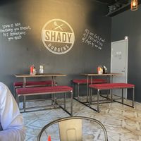 Tried there vegan burger and it was really good and tasty. I had a gluten-free bun too!  at Shady Burgers in Halmstad