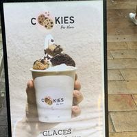 Sign  at Cookies Par Marie in Montpellier