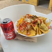 Nachos at El Xiringuito del Riu in Camarasa