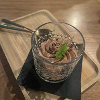 Vegan chocolademousse  at Oud Wezel in Wuustwezel