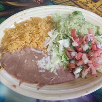 Veggie fajitas condiments at El Jalisco Mexican Restaurant in Williamstown
