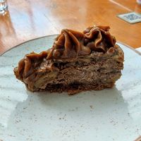 Torta vegana de banana at Botanikafé in Sao Paulo