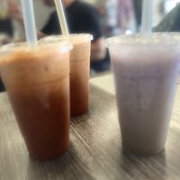 Thai Tea and Dragon Sugar Cane  at So Saap in San Diego
