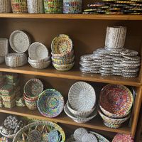 bowls  at Beni Recycled Handicrafts  in Kathmandu