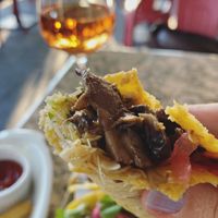 Delicious bite of flavorful mushrooms!  at Deluxe 1717 in Pasadena