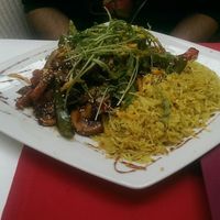 rice and veggies at U R Mala Kuhinja in Sarajevo