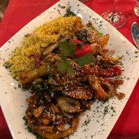 Vegan Wok w/ Rice at U R Mala Kuhinja in Sarajevo