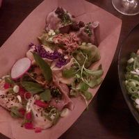 Dumpling mix at Lin's Veggie Dumplin' in Vienna