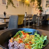   at Lin's Veggie Dumplin' in Vienna