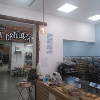 Interior of the bakery - everything is freshly made at Daveloza in Montpellier