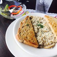 mushroom stroganoff at Taste of Maine in Woolwich