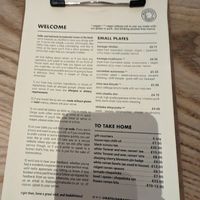 Menu front page at Matsudai Ramen in Cardiff