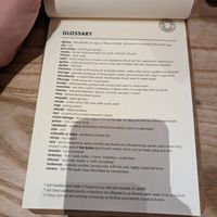 Menu glossary at Matsudai Ramen in Cardiff