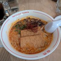 Sunset Red Ramen at Matsudai Ramen in Cardiff