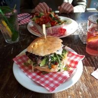 jamaican me crazy vegan burger at Burgertrut in Rotterdam