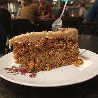 Carrot cake  at Burgertrut in Rotterdam