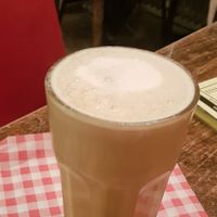 Dirty (vegan) chai latte at Burgertrut in Rotterdam