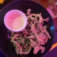 Fried mushrooms- dont recommend   at Neon Ramen  in Everton Park