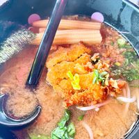 Miso Ramen with Katsu Chicken Alternative   at Neon Ramen  in Everton Park