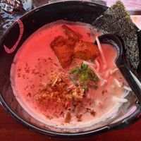 Tan tan ramen and char siu  at Neon Ramen  in Everton Park