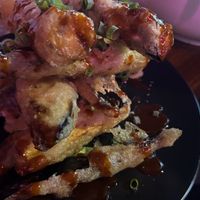 Eggplant crisps  at Neon Ramen  in Everton Park