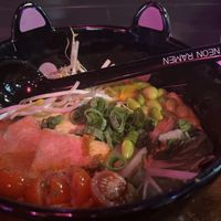 Ramen with sesame broth and tofu  at Neon Ramen  in Everton Park