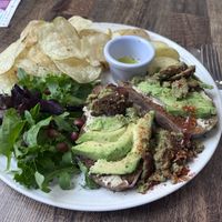 Avo sandwich… falafel didn’t taste fresh  at World Peace Cafe  in Leeds
