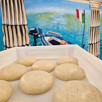 Le pétrin est réalisé par nos soins et la maturation de la pâte est lente. Nous étalons à la main et cuissons au feu de bois ❤️ at Oh Sapristi Béthune in Bethune