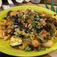 Vegan nachos “fitness"  at Las Piramides in Huber Heights