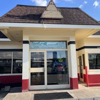 Front door for the restaurant  at Las Piramides in Huber Heights