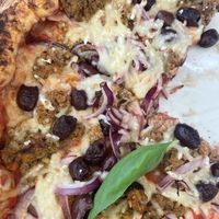 vegane Thunfisch Pizza  at Slap Pizza in Darmstadt