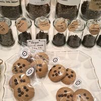 vegan choco chunk cookies at Cafe De Fessonia - 카페드페소니아 in Seoul