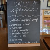 Daily Special at Jitters Coffee Pub in Oceanside