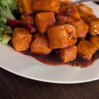 General tso tofu at Sichuan Garden in Woburn