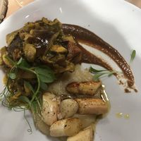 Potatoe gratin  at Flores do Cabo in Colares