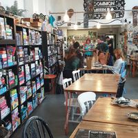 Inside at Common Meeple Board Game Cafe in Swansea
