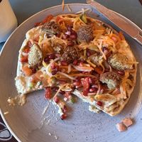 
Lebanese Falafel Flatbread  at Lounges - Prospero Lounge in Stratford-upon-avon